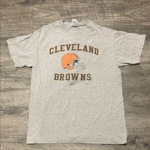 Reebok Gray Cleveland Browns T-Shirt